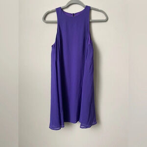 Solemio Purple Swing Dress Size Small